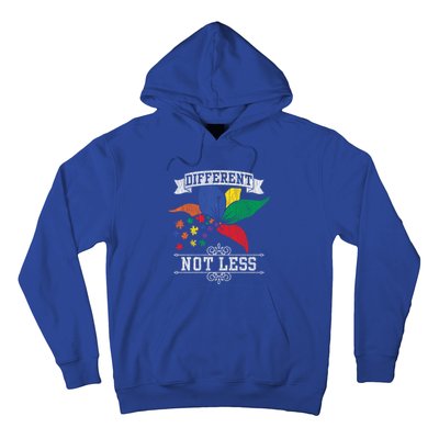 Autism Awareness Different Not Less Autistic Awareness Gift Hoodie