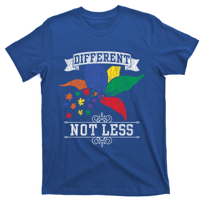 Autism Awareness Different Not Less Autistic Awareness Gift T-Shirt