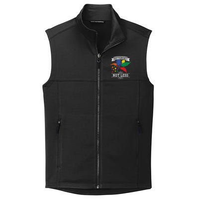 Autism Awareness Different Not Less Autistic Awareness Gift Collective Smooth Fleece Vest