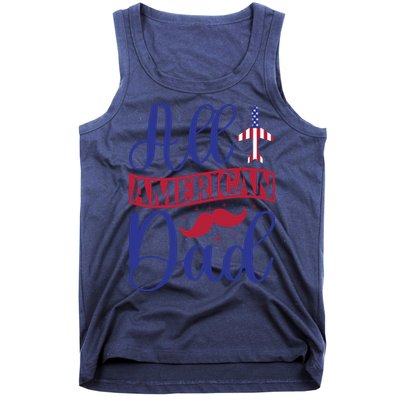 All American Dad Memorial Day Gift Father's Day Tank Top