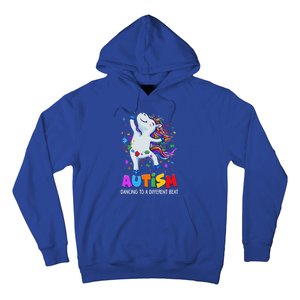 Autism Awareness Day Dabbing Unicorn Puzzle Piece Cute Gift Hoodie