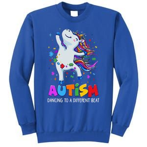 Autism Awareness Day Dabbing Unicorn Puzzle Piece Cute Gift Sweatshirt