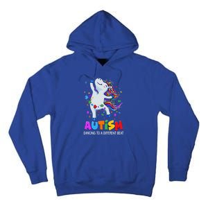 Autism Awareness Day Dabbing Unicorn Puzzle Piece Cute Gift Tall Hoodie