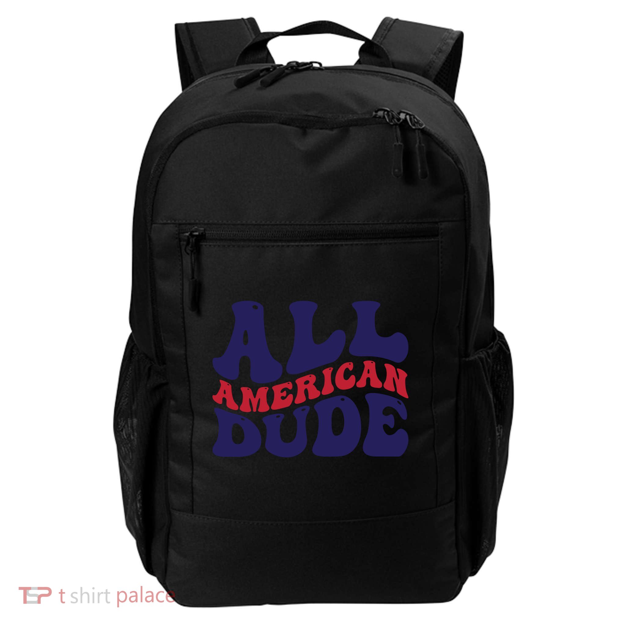 All American Dude For Memorial Day Gift Backpack