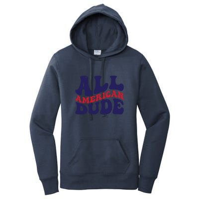 All American Dude For Memorial Day Gift Women's Pullover Hoodie