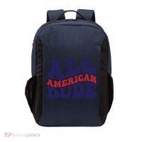All American Dude For Memorial Day Gift Vector Backpack