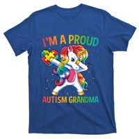 Autism Awareness Dabbing Unicorn Proud Grandma Meaningful Gift T-Shirt