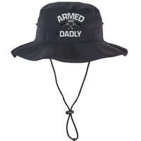 Armed And Dadly Funny Deadly Father Gift For Fathers Day Legacy Cool Fit Booney Bucket Hat