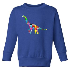 Autism Awareness Day Dinosaur Gift Toddler Sweatshirt