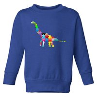 Autism Awareness Day Dinosaur Gift Toddler Sweatshirt