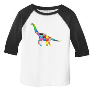 Autism Awareness Day Dinosaur Gift Toddler Fine Jersey T-Shirt