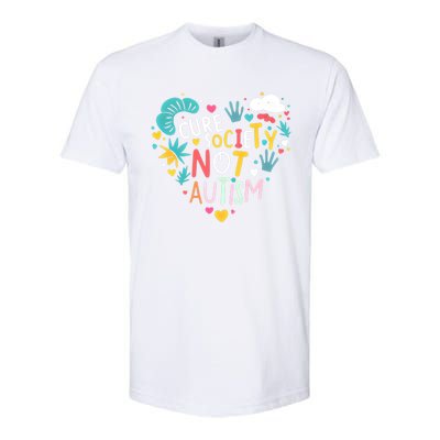 Autism Awareness Day Cure Society Not Autism Cute Acceptance Funny Gift Softstyle® CVC T-Shirt