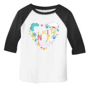 Autism Awareness Day Cure Society Not Autism Cute Acceptance Funny Gift Toddler Fine Jersey T-Shirt