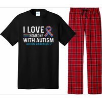 Autism Awareness Day Heart I Love Someone With Autism Pajama Set