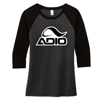 Adio Women's Tri-Blend 3/4-Sleeve Raglan Shirt