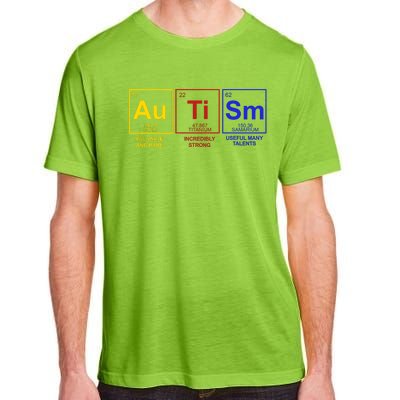 Autism Awareness Elements Periodic Table Adult ChromaSoft Performance T-Shirt