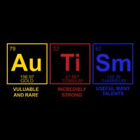 Autism Awareness Elements Periodic Table Full-Length Apron With Pockets
