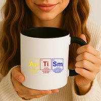 Autism Awareness Elements Periodic Table Mug