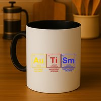 Autism Awareness Elements Periodic Table Mug