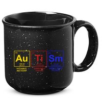 Autism Awareness Elements Periodic Table 15oz Campfire Ceramic Mug