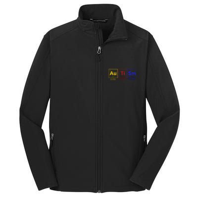 Autism Awareness Elements Periodic Table Core Soft Shell Jacket