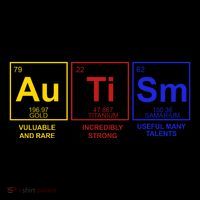 Autism Awareness Elements Periodic Table Youth Performance Sprint T-Shirt