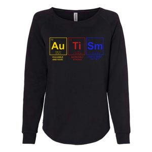 Autism Awareness Elements Periodic Table Womens California Wash Sweatshirt