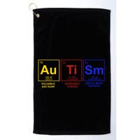 Autism Awareness Elements Periodic Table Golf Towel