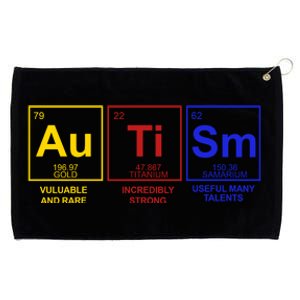 Autism Awareness Elements Periodic Table Grommeted Golf Towel