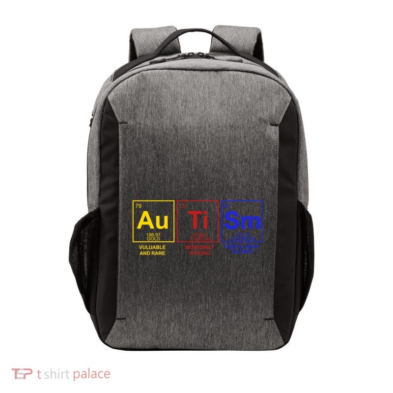 Autism Awareness Elements Periodic Table Vector Backpack