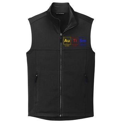 Autism Awareness Elements Periodic Table Collective Smooth Fleece Vest