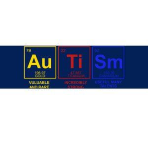 Autism Awareness Elements Periodic Table Bumper Sticker