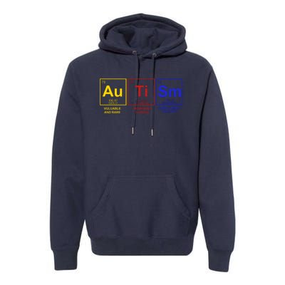 Autism Awareness Elements Periodic Table Premium Hoodie