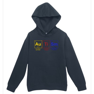 Autism Awareness Elements Periodic Table Urban Pullover Hoodie