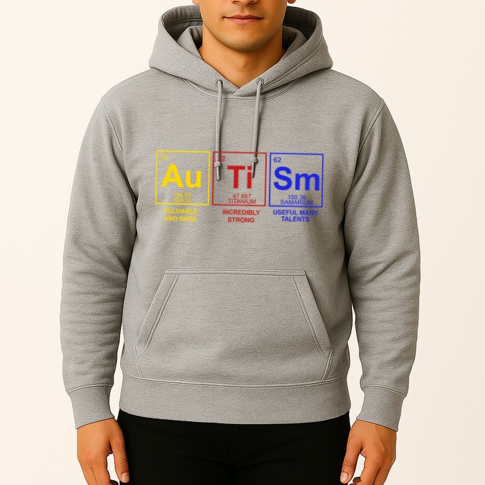Autism Awareness Elements Periodic Table Hoodie