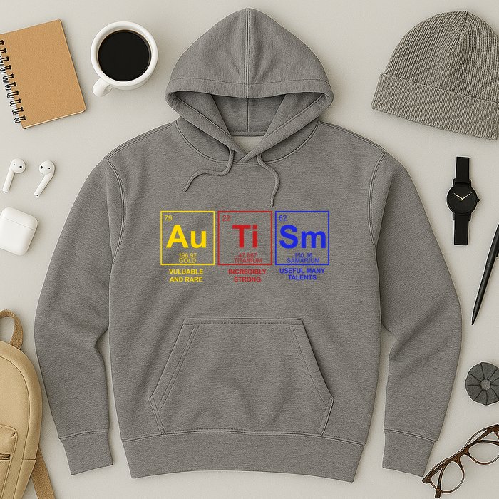 Autism Awareness Elements Periodic Table Hoodie