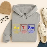 Autism Awareness Elements Periodic Table Hoodie