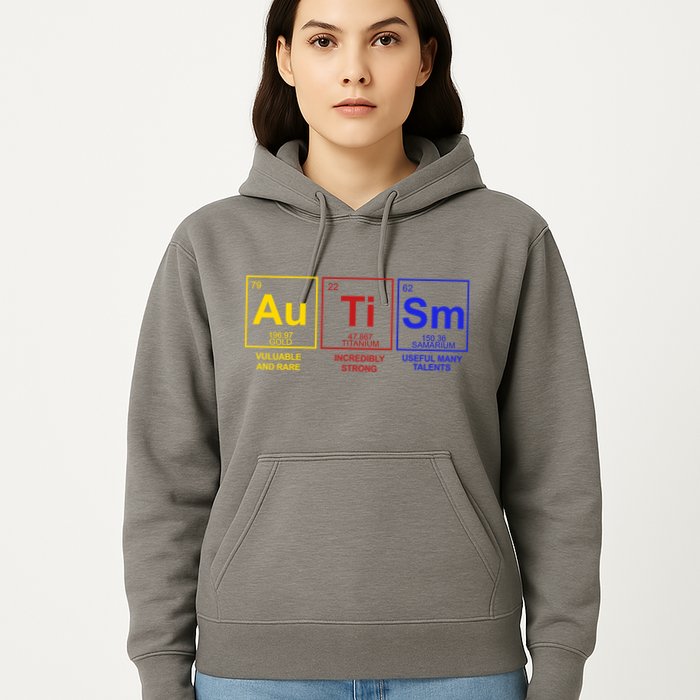 Autism Awareness Elements Periodic Table Hoodie