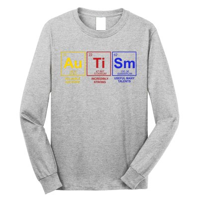 Autism Awareness Elements Periodic Table Long Sleeve Shirt