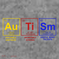 Autism Awareness Elements Periodic Table T-Shirt