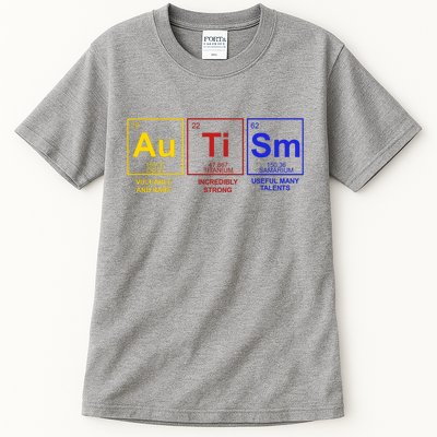 Autism Awareness Elements Periodic Table Tall T-Shirt