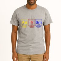 Autism Awareness Elements Periodic Table Tall T-Shirt
