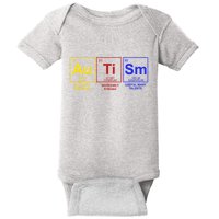 Autism Awareness Elements Periodic Table Baby Bodysuit
