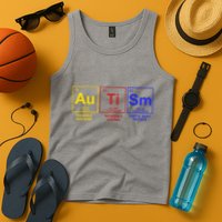 Autism Awareness Elements Periodic Table Tank Top