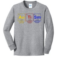 Autism Awareness Elements Periodic Table Kids Long Sleeve Shirt