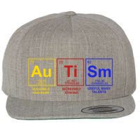 Autism Awareness Elements Periodic Table Wool Snapback Cap