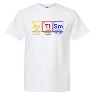 Autism Awareness Elements Periodic Table Garment-Dyed Heavyweight T-Shirt