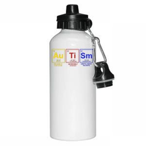 Autism Awareness Elements Periodic Table Aluminum Water Bottle