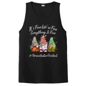 Administrative Assistant Everything Is Fine Christmas Gnomie PosiCharge Competitor Tank