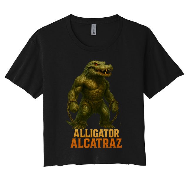 Alligator Alcatraz Epic Women's Crop Top Tee